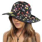 Quavers, Music Notes Wide Brim Bucket Hat Wide Brim Bucket Hat Music Printed Offshore