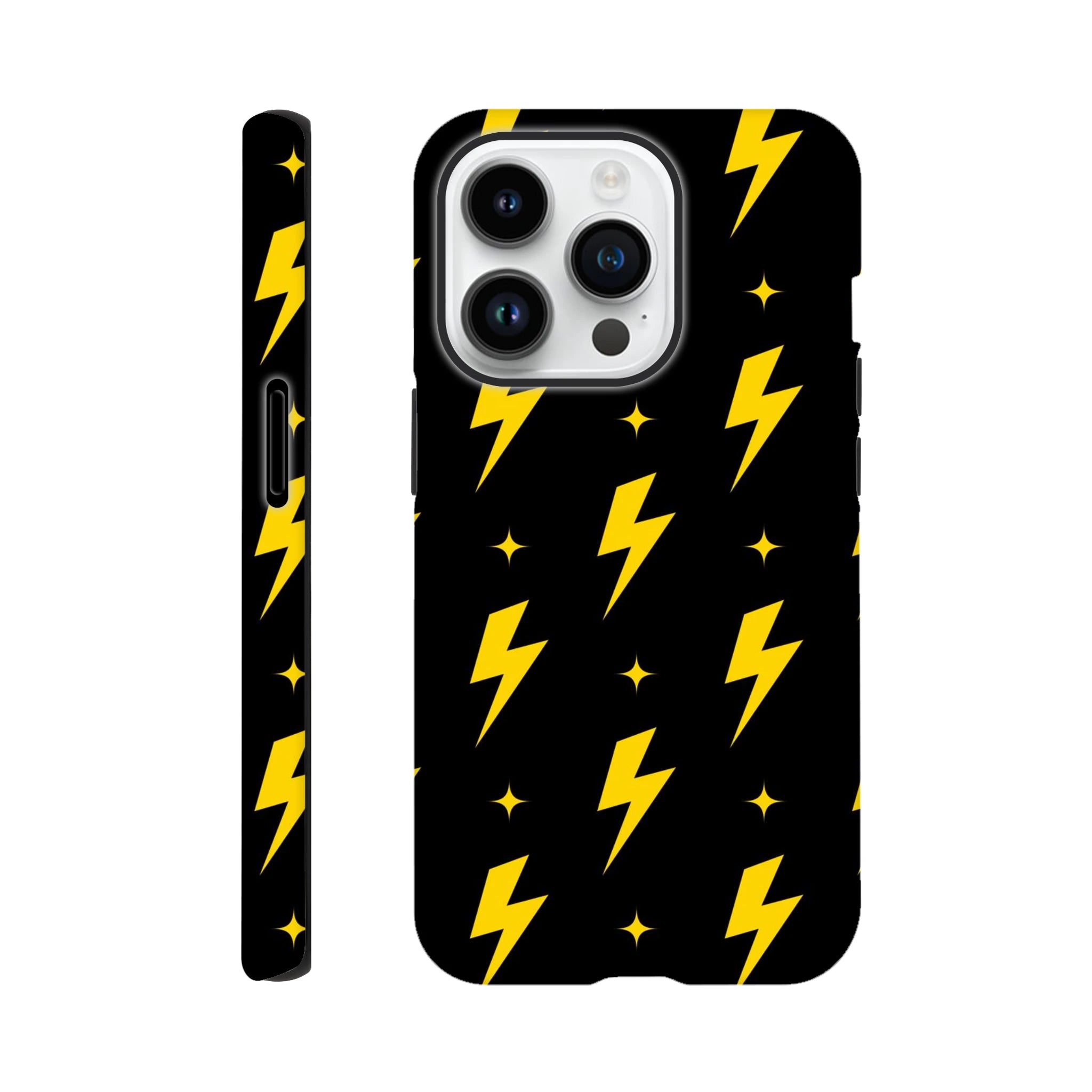 Yellow Lightning - Apple iPhone Tough case iPhone 14 Pro iPhone Tough Case comic Globally Fulfilled