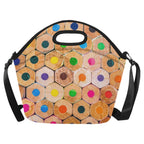 Pencils - Neoprene Lunch Bag One Size Neoprene Lunch Bag Printed Offshore
