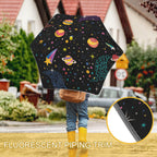 Colourful Space Kids Safe Round Corner Umbrella Kids Safe Round Corner Umbrella Printed Offshore Space