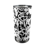 Graffiti - 20oz Mobile Tumbler with Lid (Black Lock) One Size 20oz Travel Mug Printed Offshore