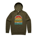 Never Underestimate An Old Man With A Saxophone - Men's AS Colour Hoodie