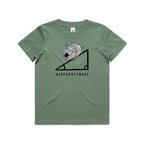 Hippopotenuse Hippo Hypotenuse Kids AS Colour T-shirt