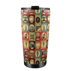 Retro Life - 20oz Mobile Tumbler with Lid (Black Lock) 20oz Travel Mug Printed Offshore Retro