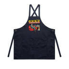 I Put The Pro In Procrastination, Retro Gentleman AS Colour Carrie Apron Navy One Size Apron comic Printed In Australia