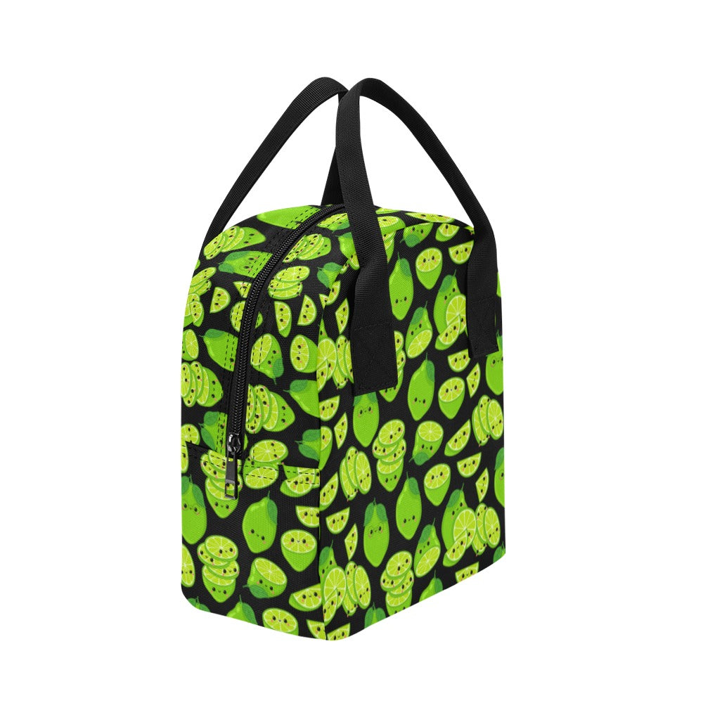 Cute Limes - Zipper Lunch Bag Zipper Lunch Bag Printed Offshore