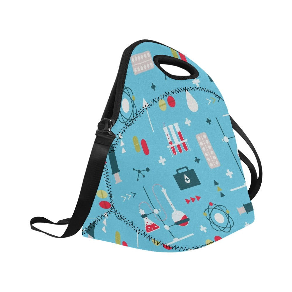 Science Lab - Neoprene Lunch Bag Neoprene Lunch Bag Printed Offshore