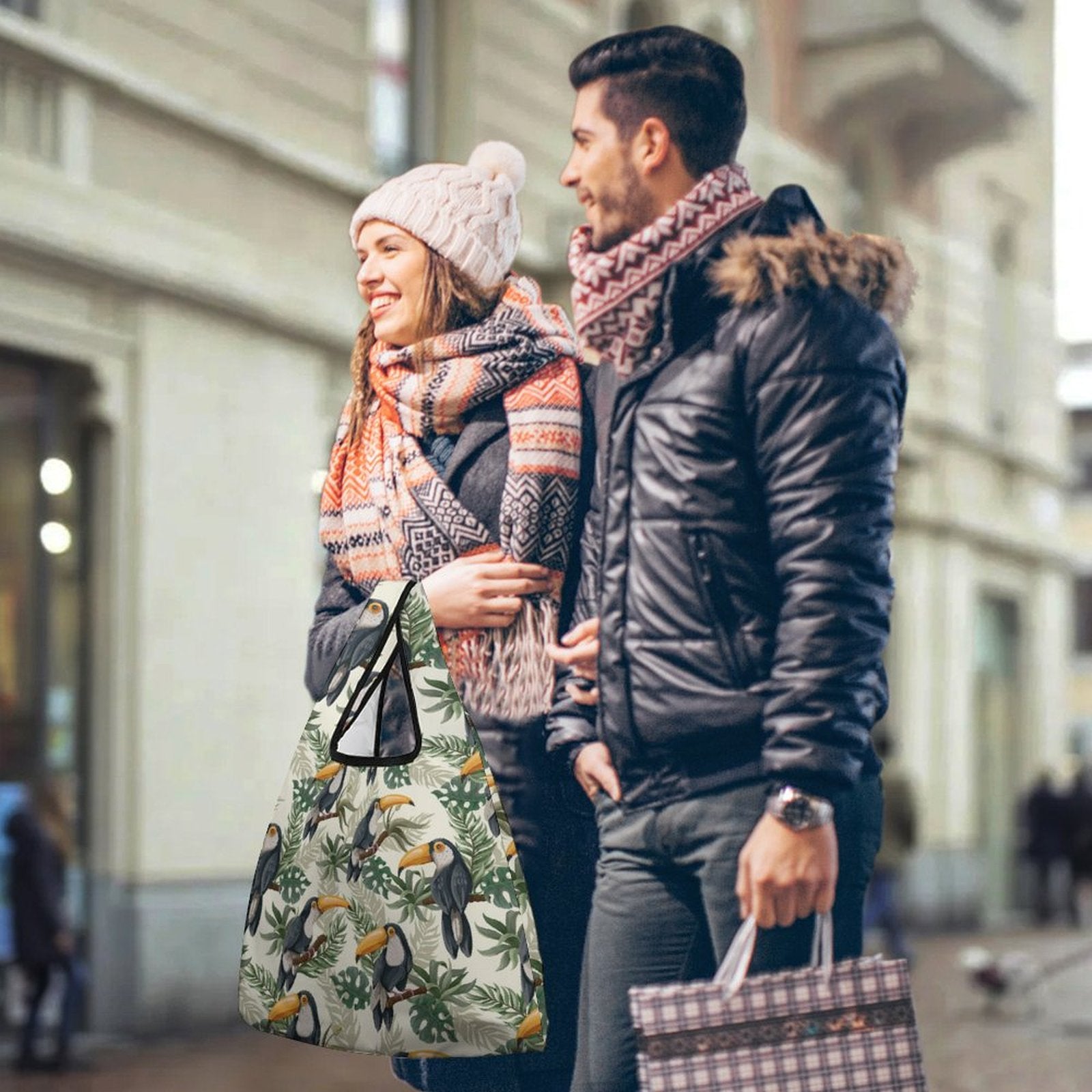 Toucans - Collapsible Shopping Bag