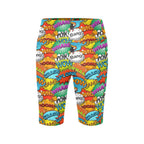 Comic Book 2 Women's Bike Shorts With Side Pockets Women's Bike Shorts comic Printed Offshore