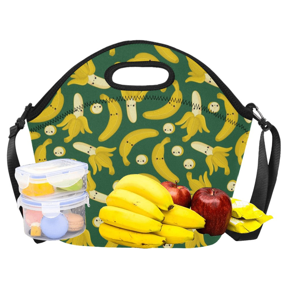 Happy Bananas - Neoprene Lunch Bag Neoprene Lunch Bag Printed Offshore