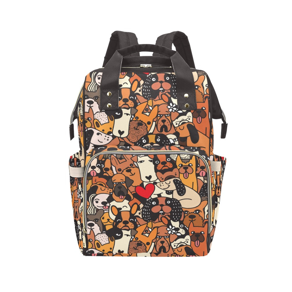All The Dogs - Multi-Function Backpack, Nappy / Diaper Bag