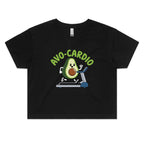 Avo Cardio Avocado Treadmill Women's AS Colour Crop Tee
