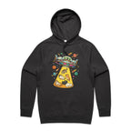 UFO Cat Abduction Men's AS Colour Hoodie Coal Mens Hoodie animal Printed In Australia Sci Fi