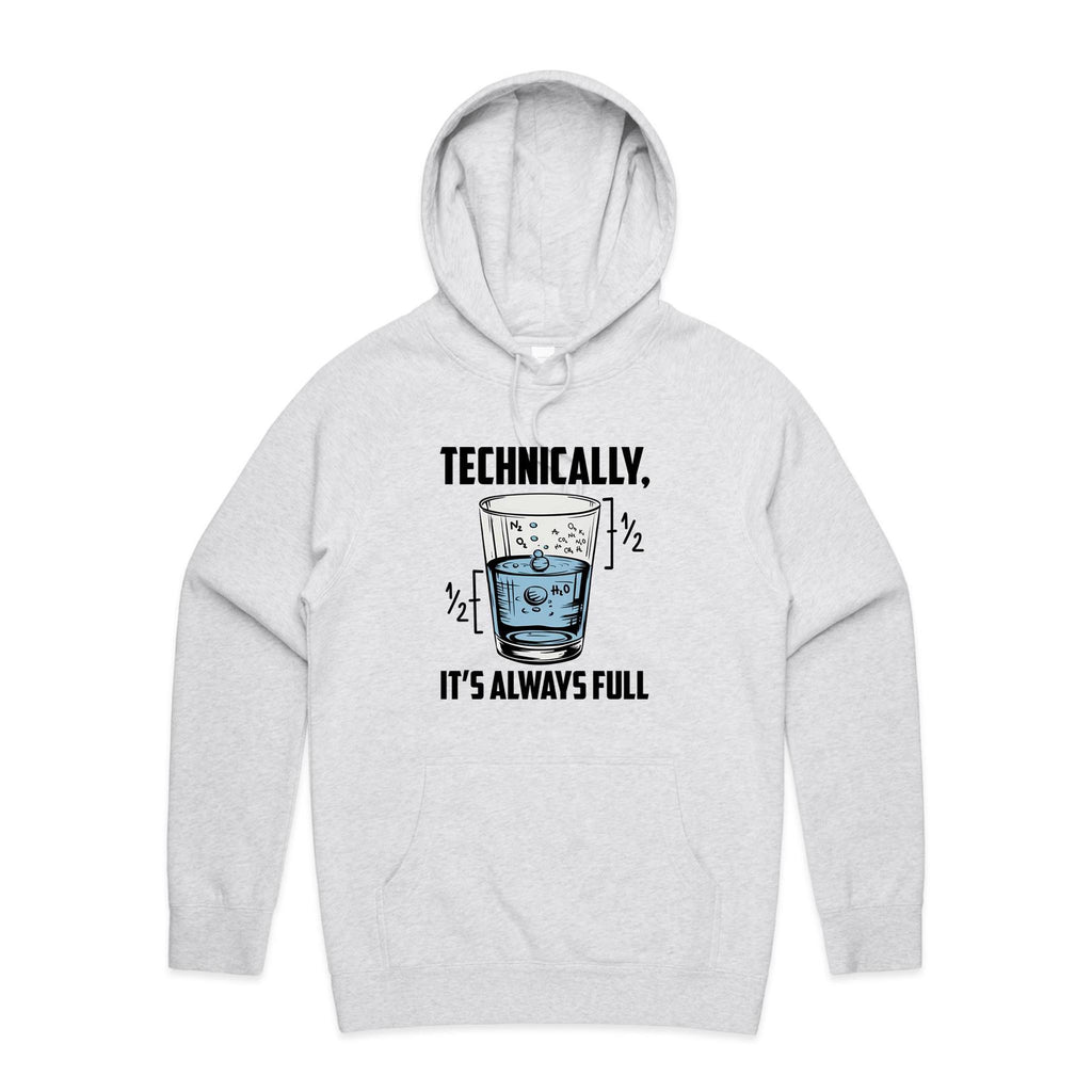 Glass Half Full Men's AS Colour Hoodie