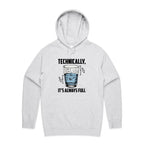 Glass Half Full Men's AS Colour Hoodie