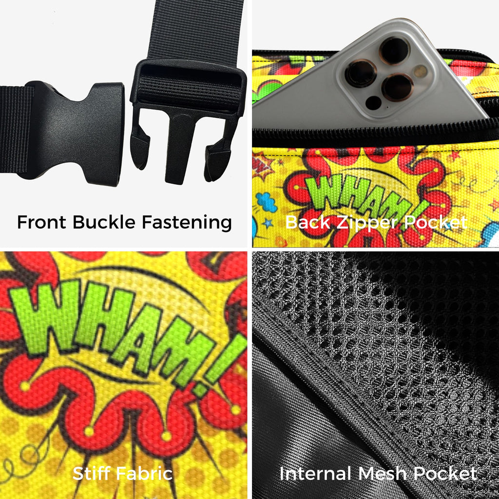 Comic Book Yellow - Belt Bag