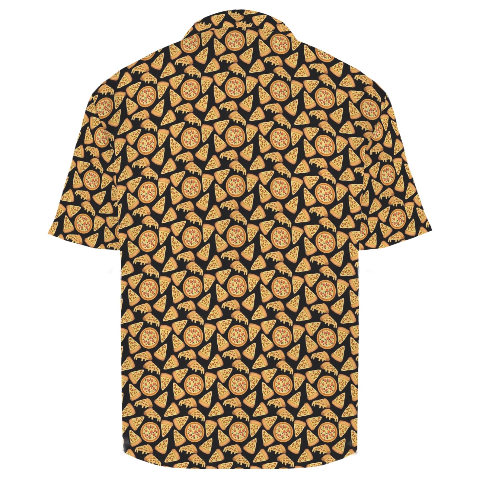 All The Pizza Men's Crinkle Hawaiian Shirt