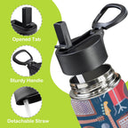 Music Instruments 12oz Kids Water Bottle with Straw Lid
