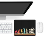Evolution Of A Drummer Leather Mouse Pad Leather Mouse Pad Music Printed Offshore