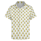Winking Avocados Women's Collared Pocketless Short Sleeve Shirt