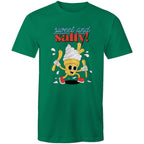 Sweet And Salty, Ice Cream And Fries - Mens T-Shirt Kelly Green Mens T-shirt Food Printed In Australia