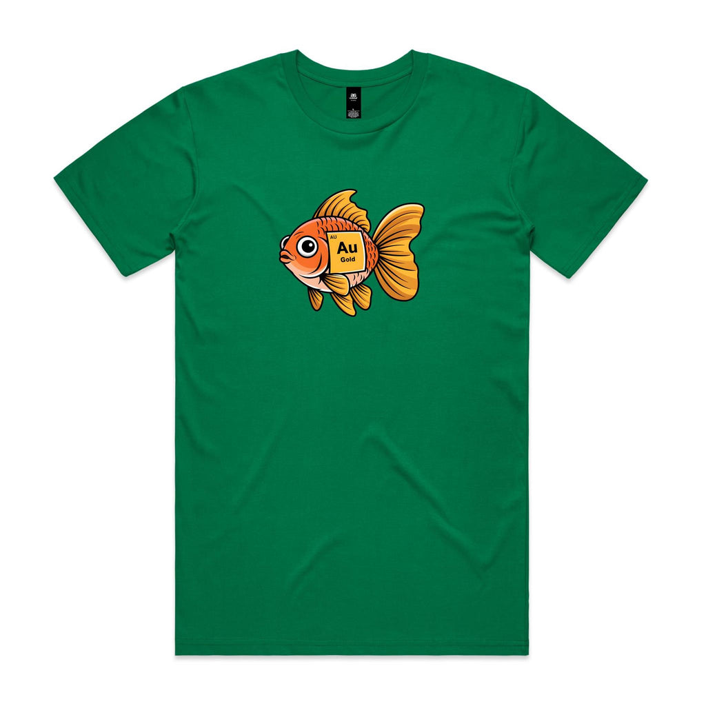 Gold Fish Periodic Table Men's AS Colour T-shirt