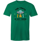 The Truth Is Out There, UFO - Mens T-shirt Kelly Green Mens T-shirt Printed In Australia Sci Fi