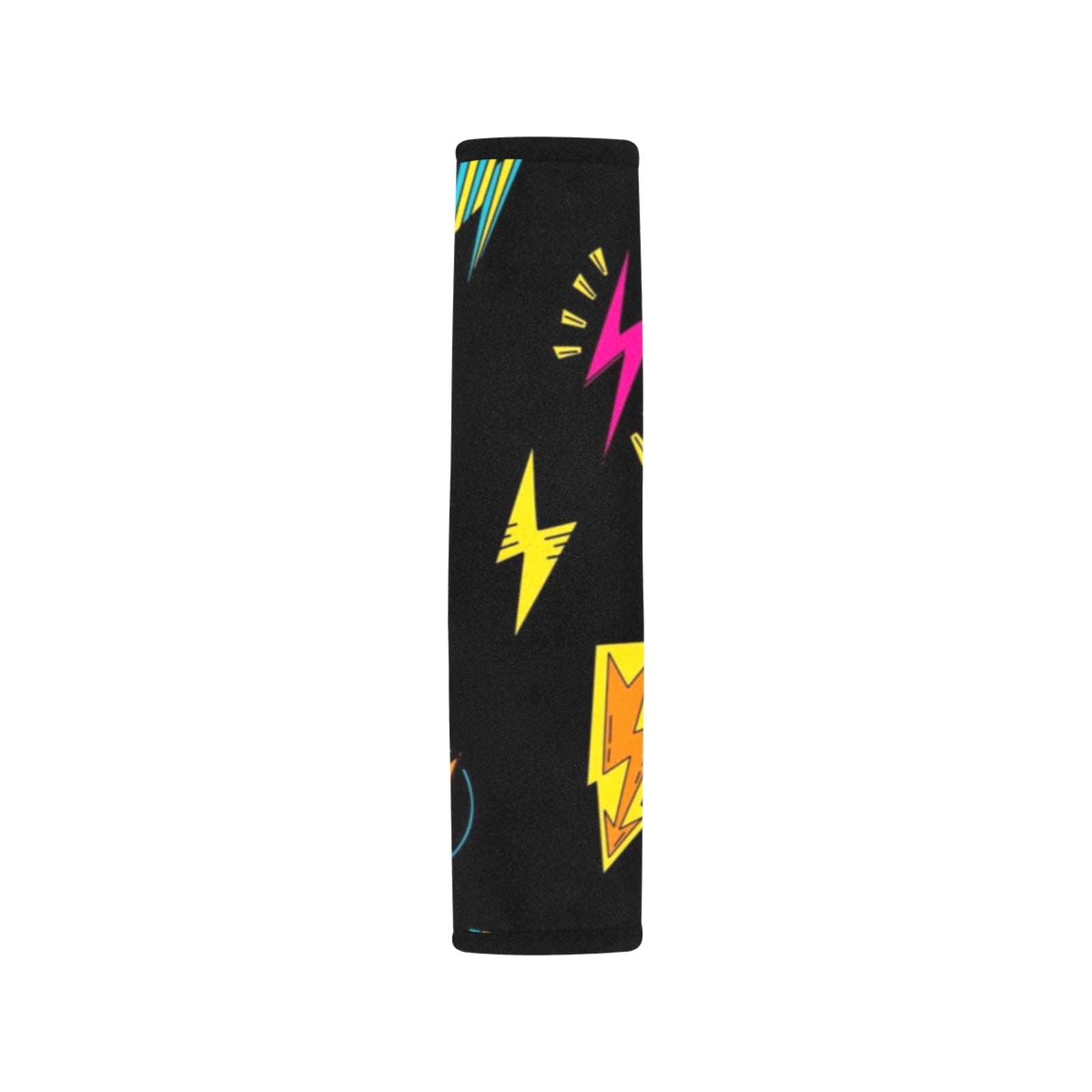 Fun Lightning Car Seat Belt Cover 7''x10'' (Pack of 2) Car Seat Belt Cover 7x10 (Pack of 2) comic Printed Offshore