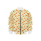 Graphic Floral Kids Bomber Jacket