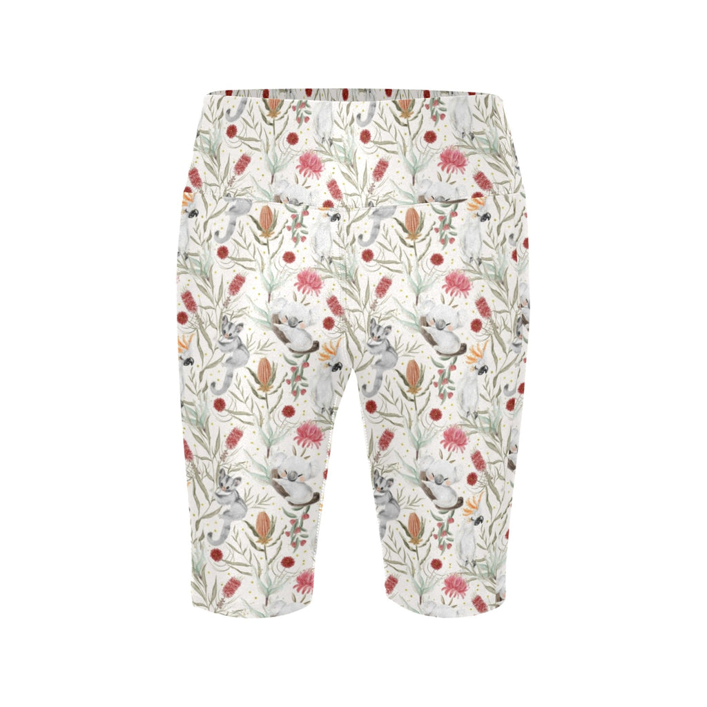 Australian Plants And Animals Women's Bike Shorts With Side Pockets
