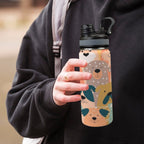 Lots Of Dogs - Insulated Water Bottle with Dual-Use Lid (18oz) Insulated Water Bottle with Dual-Use Lid (18oz) animal Printed Offshore