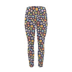 Groovy Flowers Women's High Waist Pockets Yoga Leggings