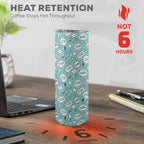 Comic Book Speech Bubbles - 20oz Tall Skinny Tumbler with Lid and Straw