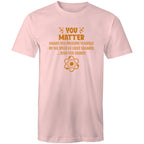 You Matter, Physics Pun - Mens T-Shirt Pink Mens T-shirt Printed In Australia Science