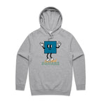 I'm A Total Square - Mens Hoodie Grey Marle Mens Hoodie Maths Printed In Australia