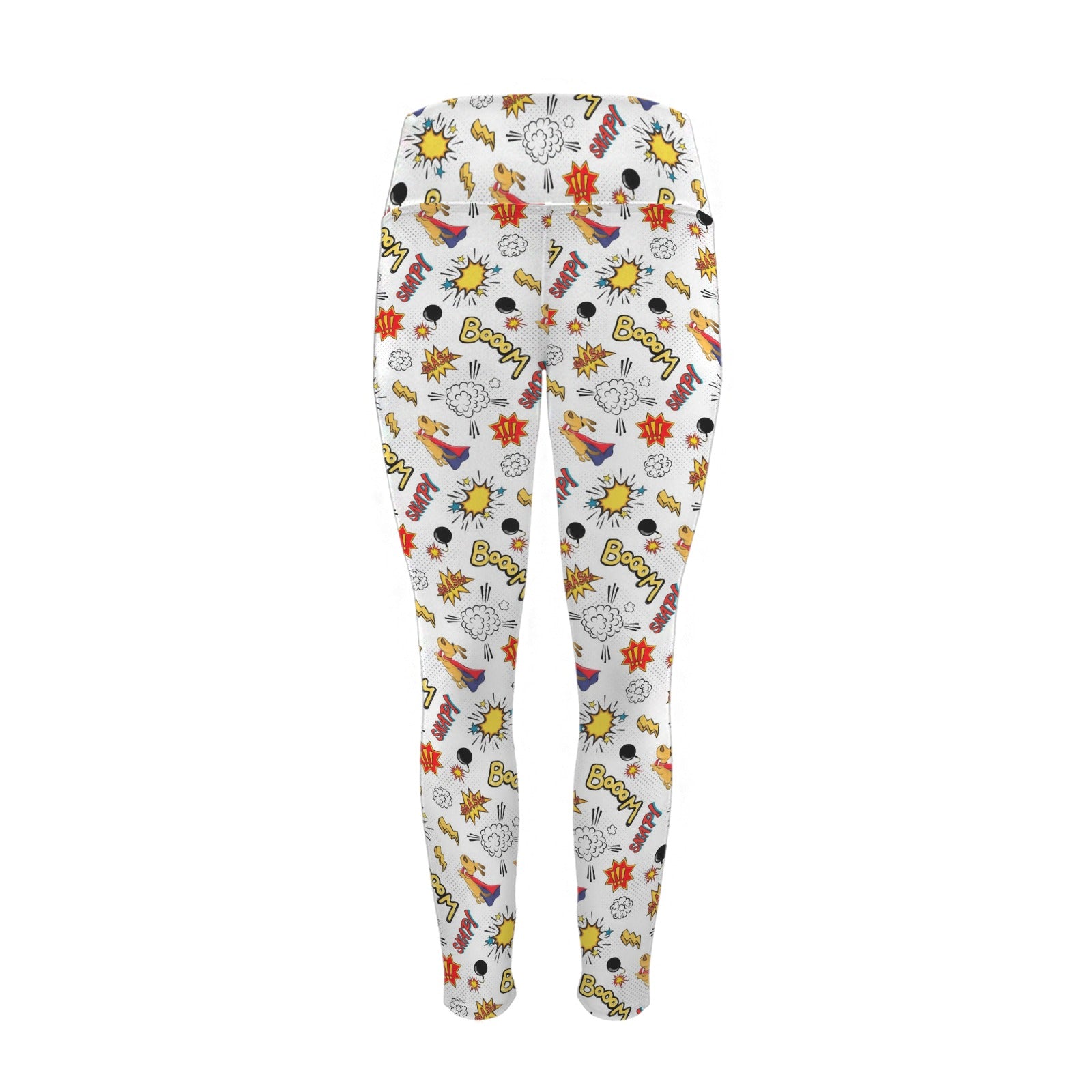 Super Dog - Women's High Waist Pockets Yoga Leggings