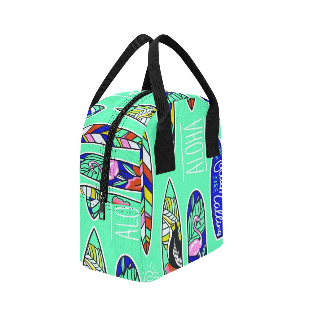 Surfboards - Zipper Lunch Bag Zipper Lunch Bag Printed Offshore