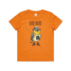 Bird Nerd 2 Kid's AS Colour T-shirt Orange Kids Youth T-shirt animal Birds Printed In Australia