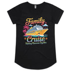 Family Cruise, Making Memories Together Womens Cruise Scoop Neck T-shirt Black Womens Cruise Scoop Neck T-shirt Cruise Printed In Australia