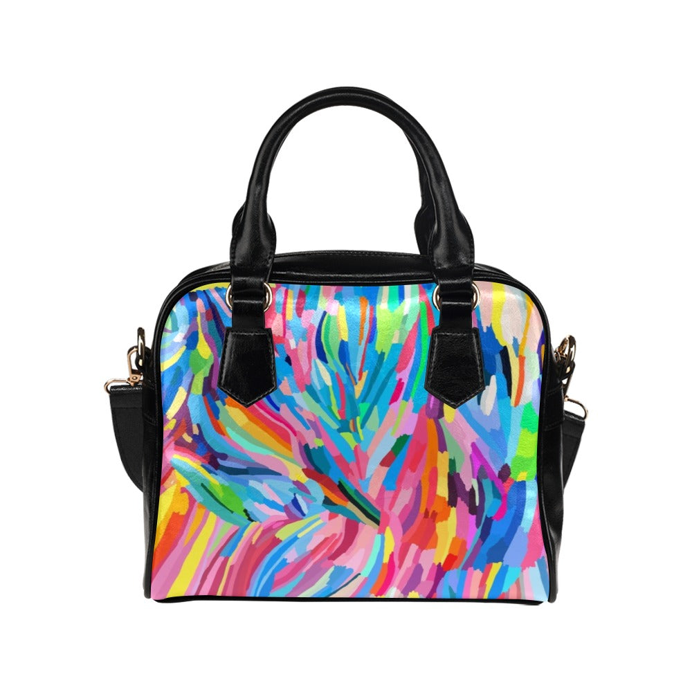 Brushstrokes - Shoulder Handbag (Model 1634) One size Shoulder Handbags (1634)