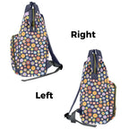 Groovy Flowers Multi-Function Backpack, Nappy / Diaper Bag Multi-function Backpack, Nappy / Diaper Bag Printed Offshore Retro