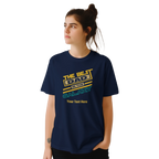 Personalised - The Best Dad In The Galaxy - Classic Unisex Crewneck T-shirt | Gildan® 64000 Personalised T-shirt Globally Fulfilled