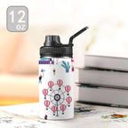 Carnival - Kids Water Bottle with Chug Lid (12 oz) Kids Water Bottle with Chug Lid Printed Offshore