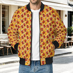 Cola Men's Casual Zip‑Up Bomber Jacket