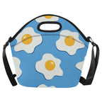 Fried Eggs - Neoprene Lunch Bag One Size Neoprene Lunch Bag Printed Offshore