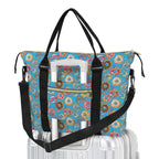 Doughnuts On Blue Duffle Bag-Simple (Model 1715) One Size Duffle Bag-Simple (1715)