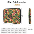 Vintage Hawaiian Floral Laptop Sleeve (Multiple Sizes) Laptop Sleeve Plants Printed Offshore
