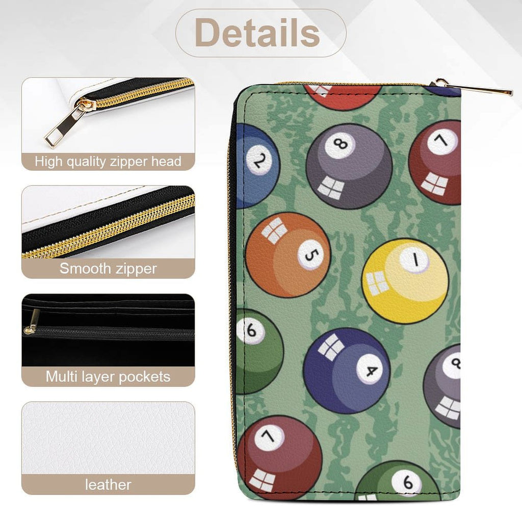 Pool Balls -  PU Leather Wallet