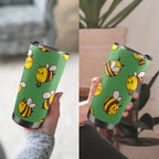 Busy Bees 20oz Mobile Tumbler with Lid (Black Lock) 20oz Travel Mug animal Printed Offshore