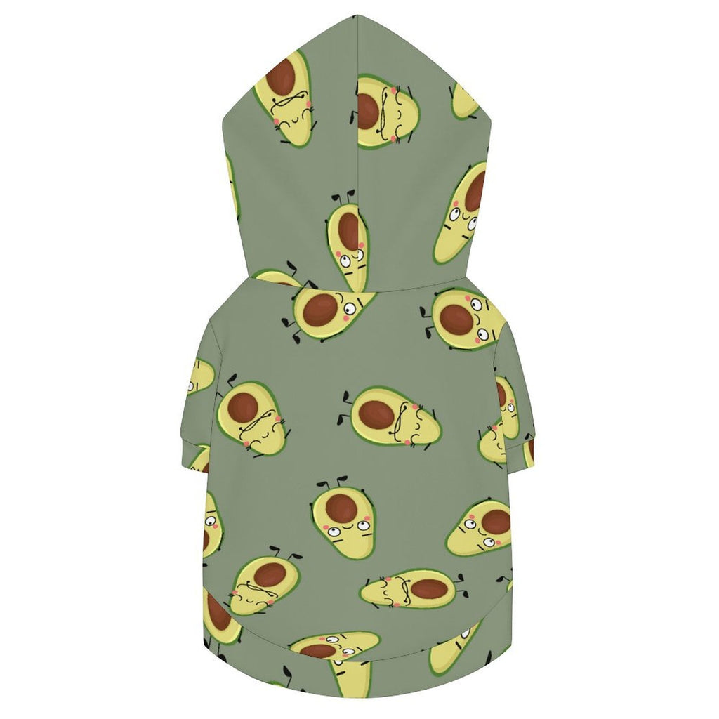 Avocado Characters Pet Hoodie (Large Size)
